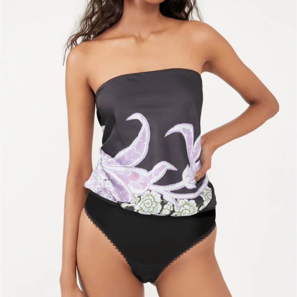 NWT free people intimately Spell bound bandeau scarf bodysuit